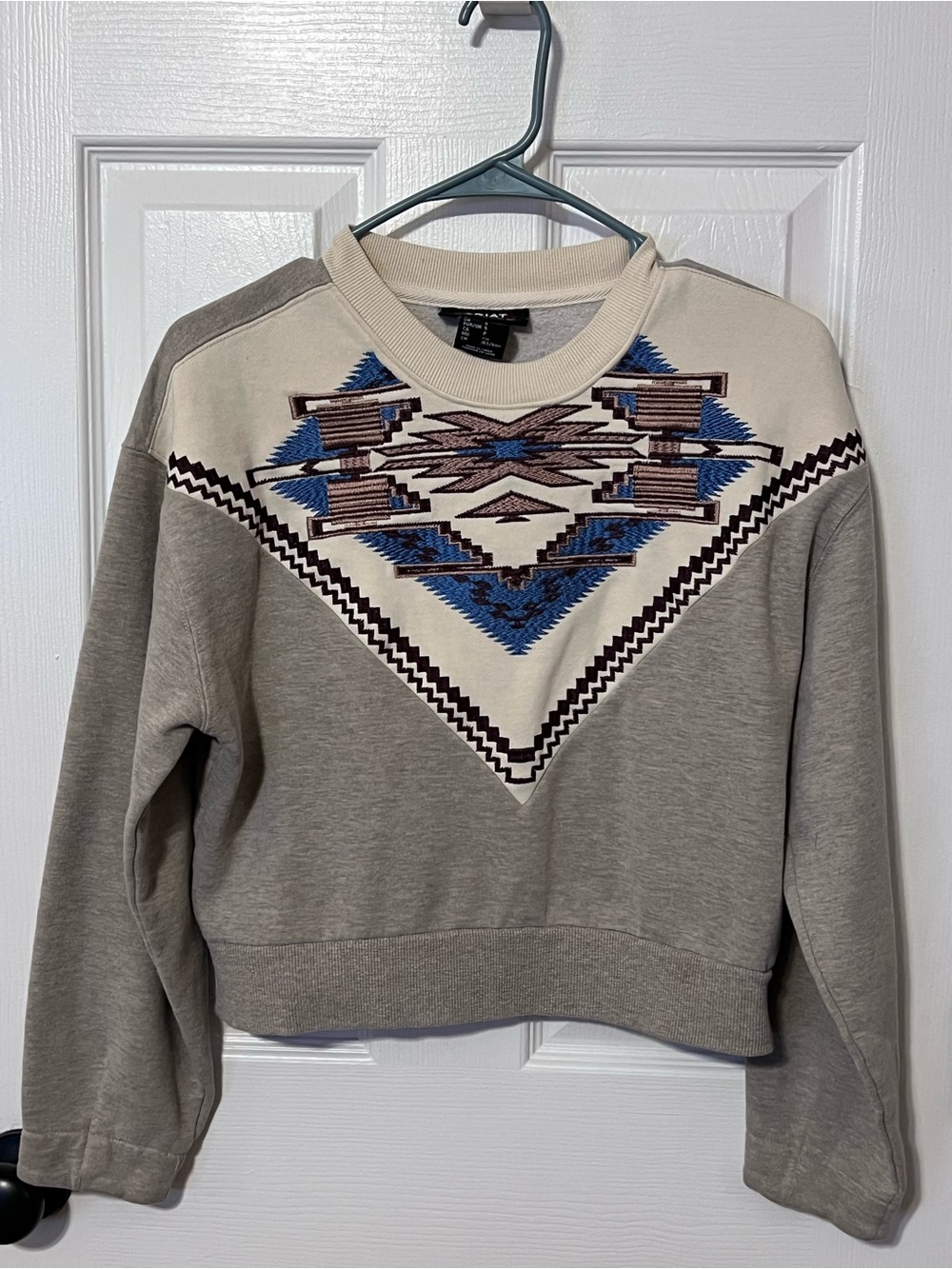 Ariat Chimayo Embroidered Western Sweatshirt Women’s Small Southwestern